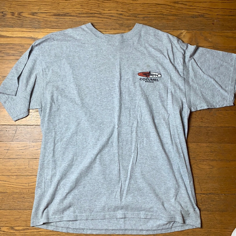 Vintage Cozumel Tee size  XL HEATHER GREY